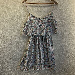H&M Coachella Ivory Blouson Mini Sundress Size 12‎